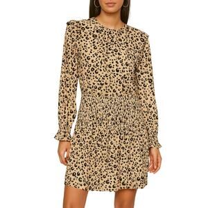 Scotch & Soda Leopard Print Magical Altitudes Mini Dress Size XS